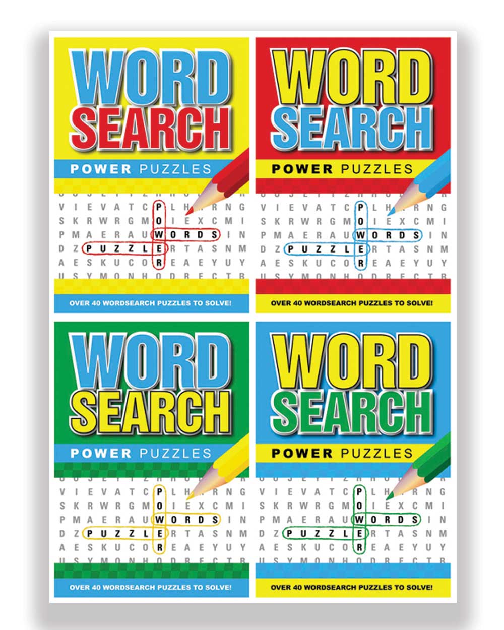 Word Search Power Puzzle Book