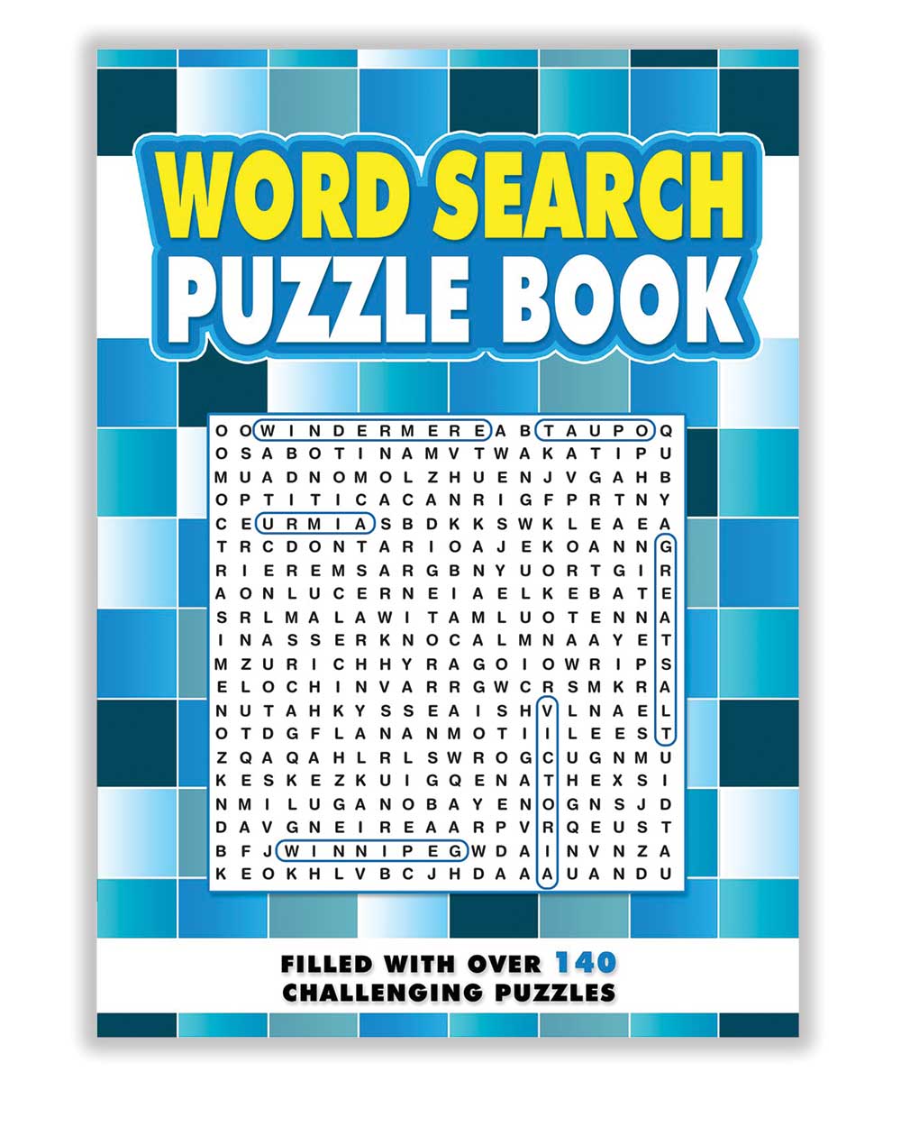 word search puzzle book front cover