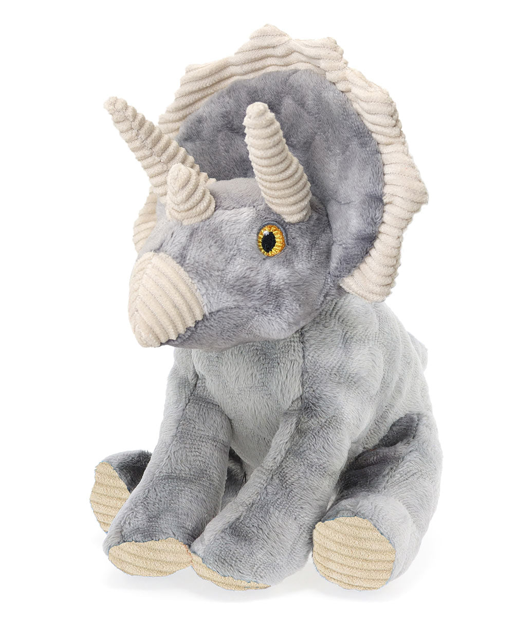 Keeleco Soft Toy Grey Dinosaur 12cm 100% RecycledKeeleco Soft Toy Grey Dinosaur 12cm 100% Recycled