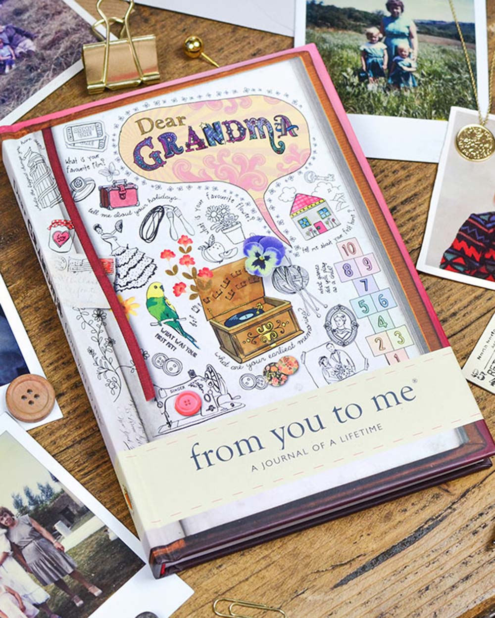 Memory Book Dear Grandma Keepsake Sketch Collection