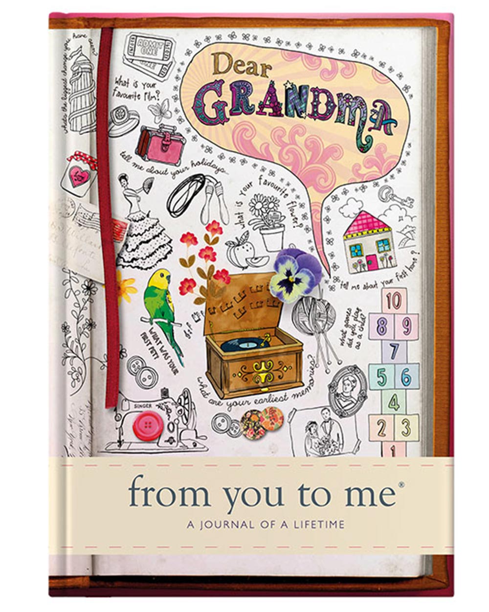 Memory Book Dear Grandma Keepsake Sketch Collection