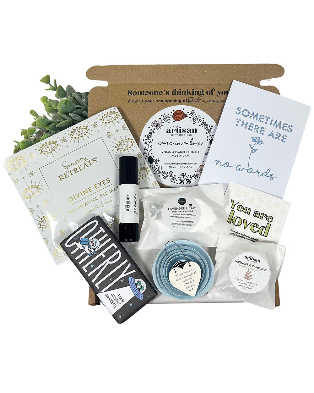 Sympathy Hamper Bereavement Care Gift Set Blue