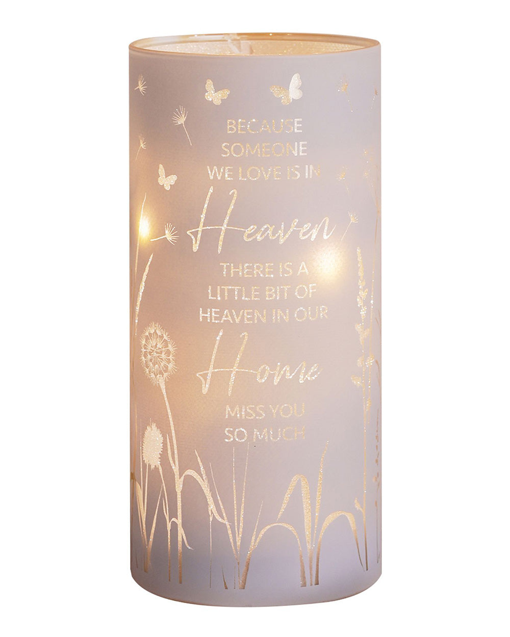 Memorial Light Up LED Tube Light Someone We Love In Heaven