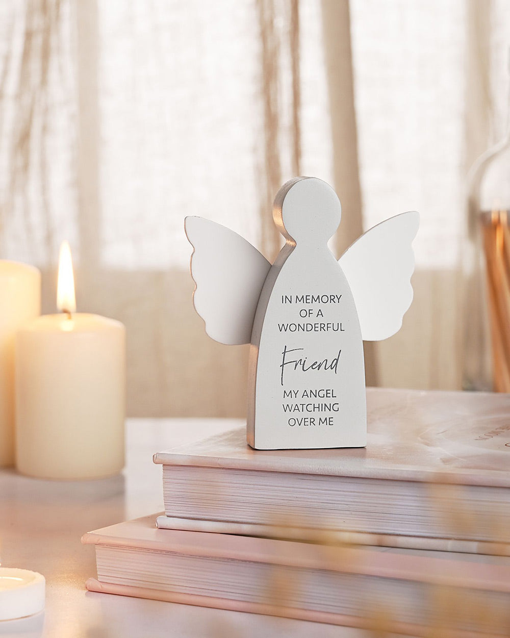 In Memory Guardian Angel Plaque Friend Memorial