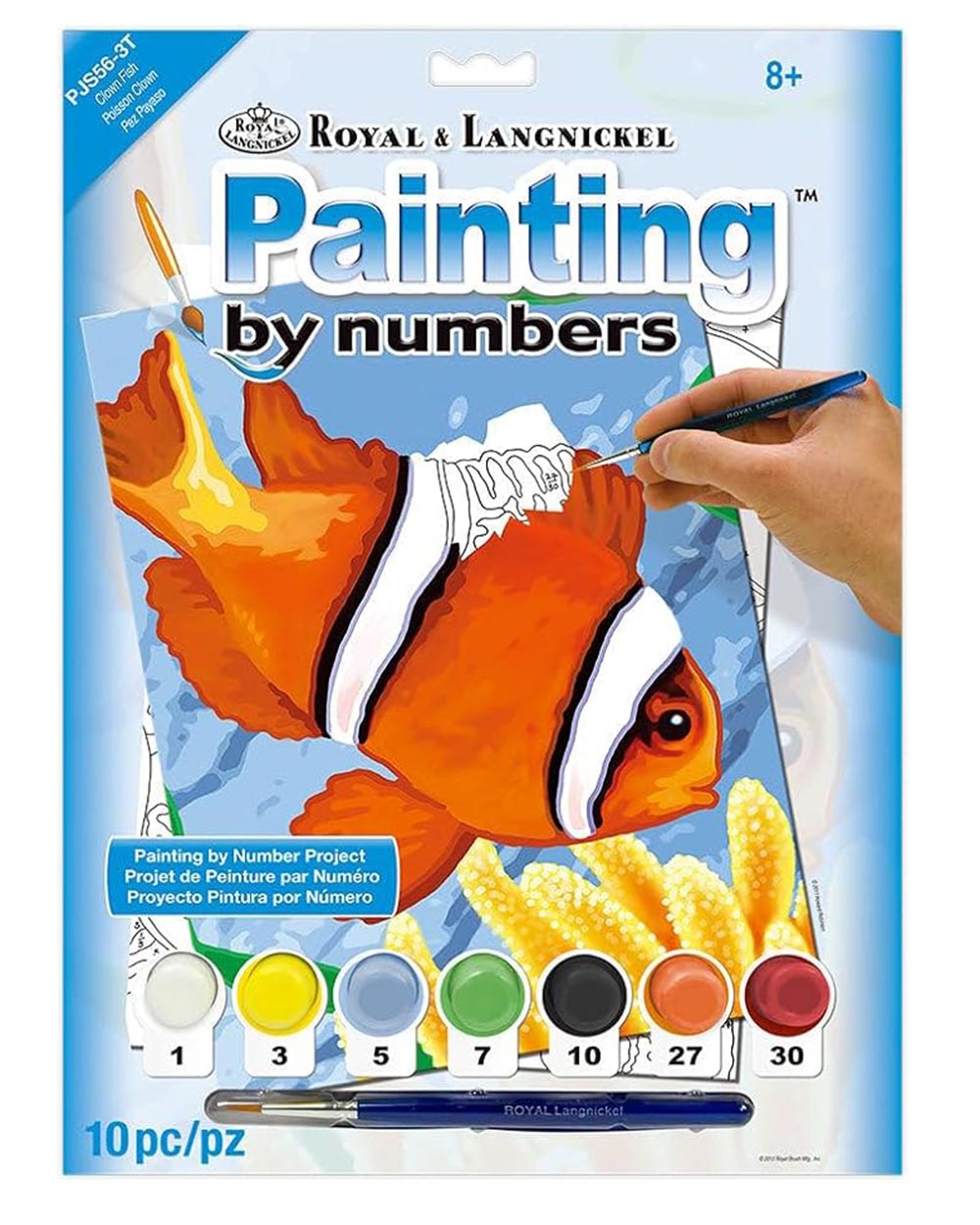 Painting By Numbers Kit Clown Fish Age 8+