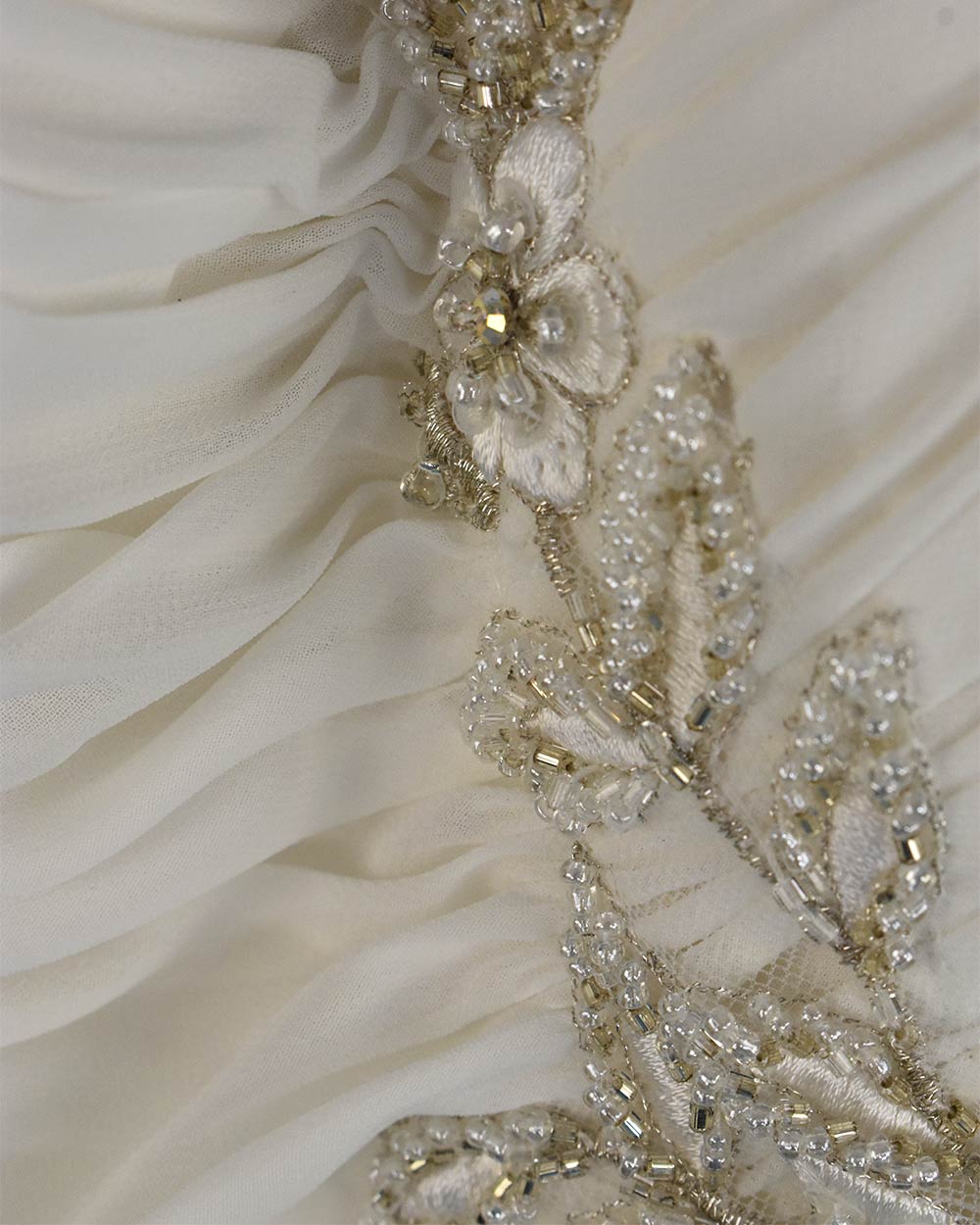Romantica Ivory Halter Neck Organza Wedding Dress Size 10