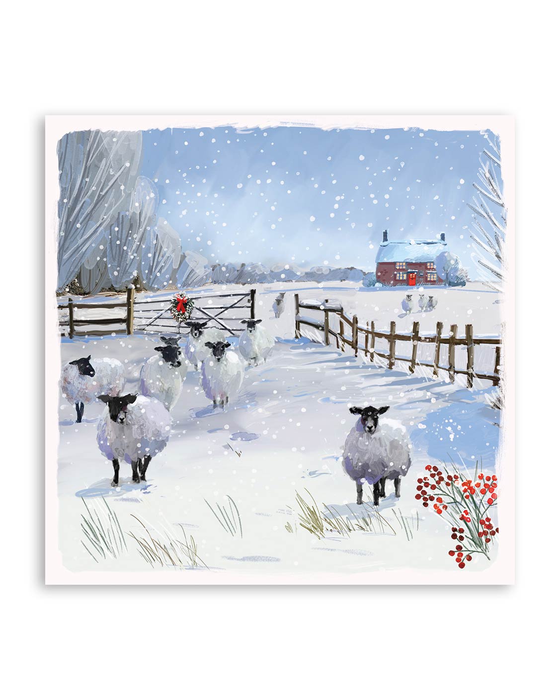Charity Christmas Cards Farm Twin 10 Pack