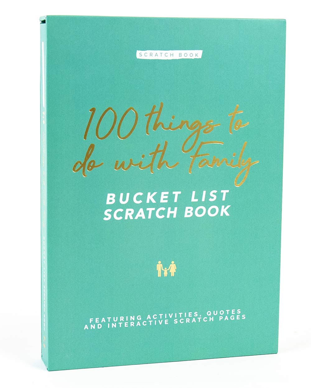 100 Things To Do With Family Scratch Book Activity in sleeve