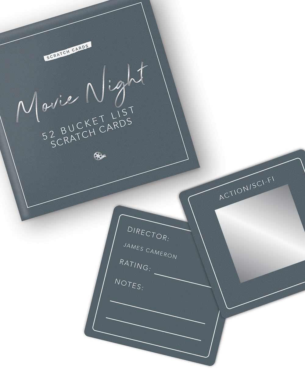 Movie Night Bucket List Scratch Cards Gift Idea