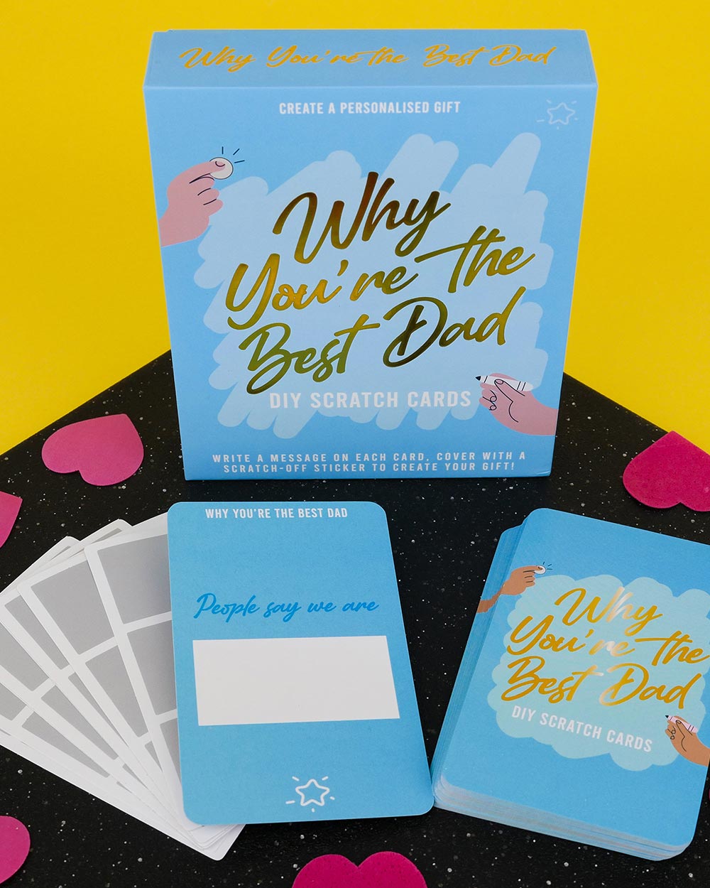 You're The Best Dad DIY Scratch Cards Gift