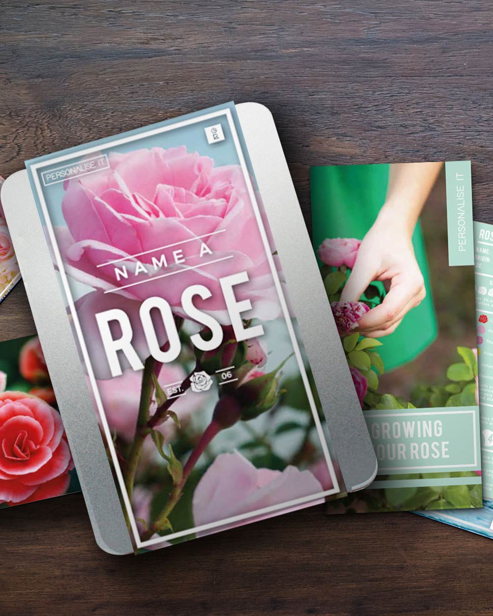 Name A Rose Gift Tin Personalise