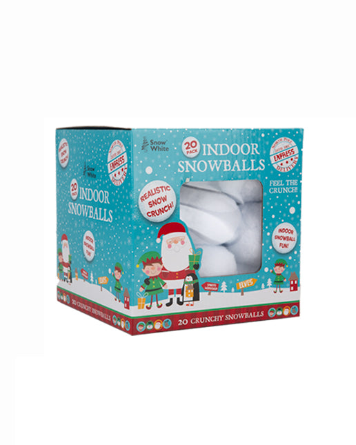 Christmas Indoor Snowballs 20 Pack Age 3+
