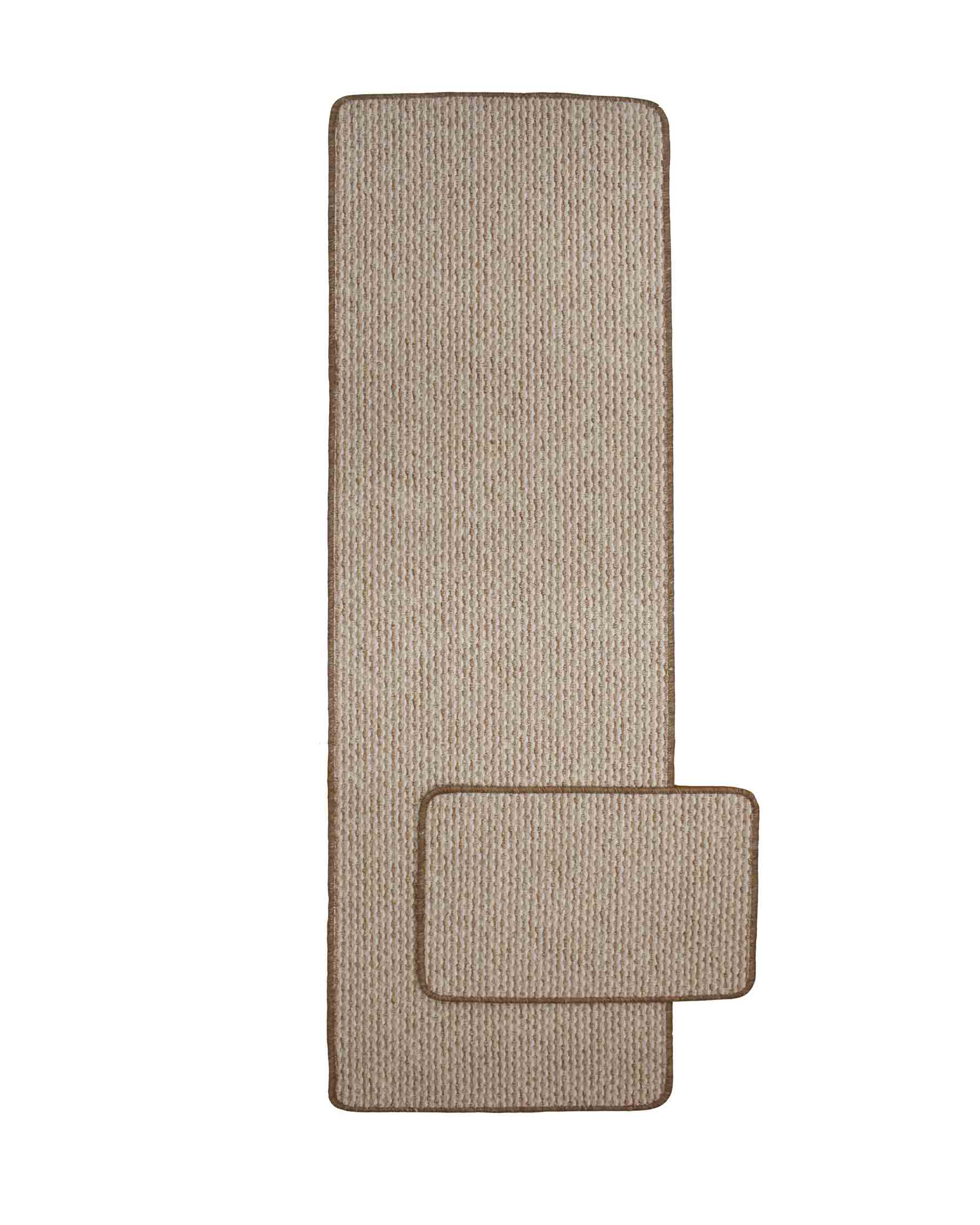 Berber Mat and Runner Set Beige