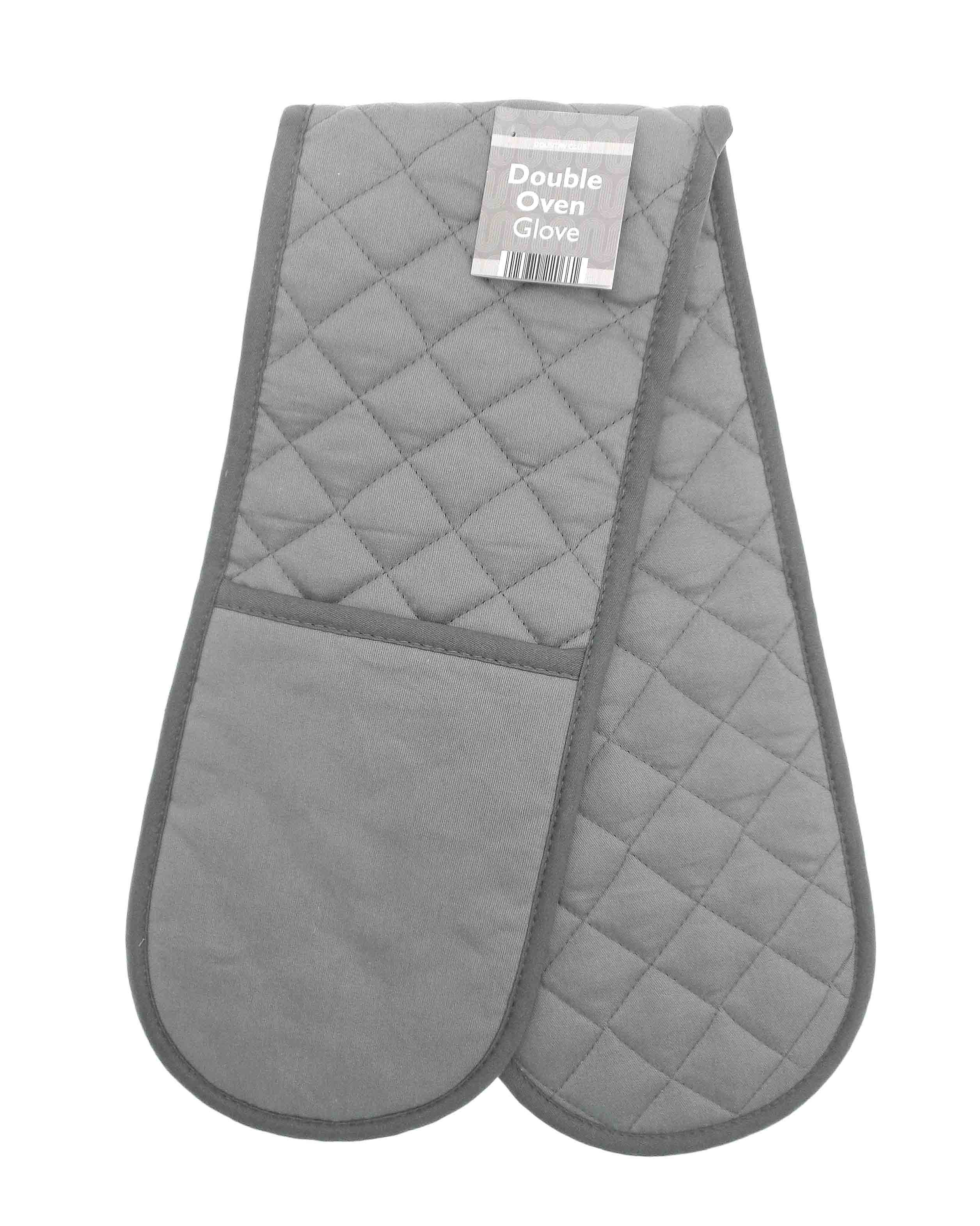  Double Oven Glove Grey One Size