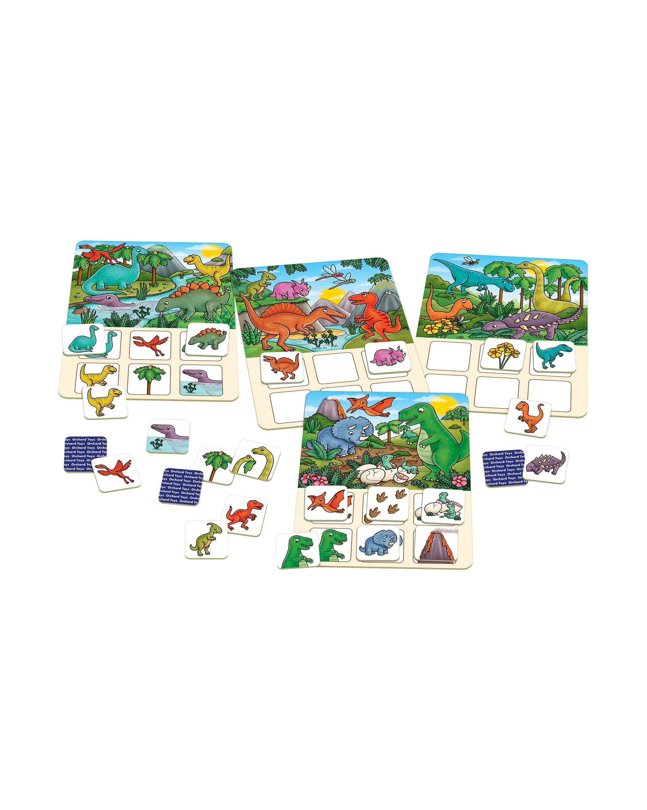 Kids Dinosaur Lotto Matching Card Game Age 4+