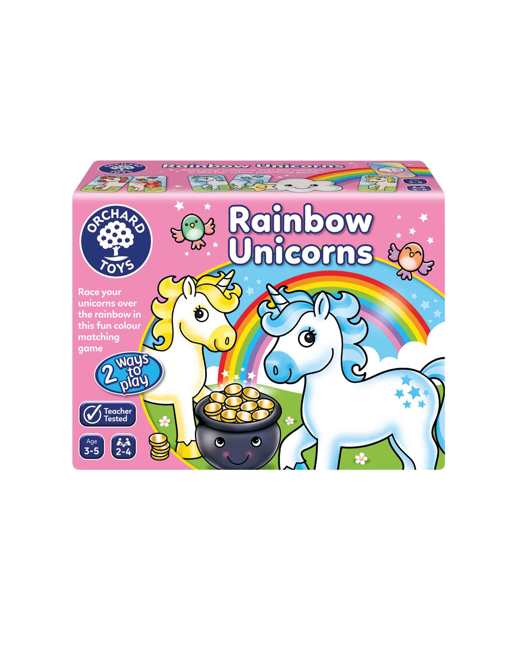 Kids Rainbow Unicorn Matching Card Game Age 3+
