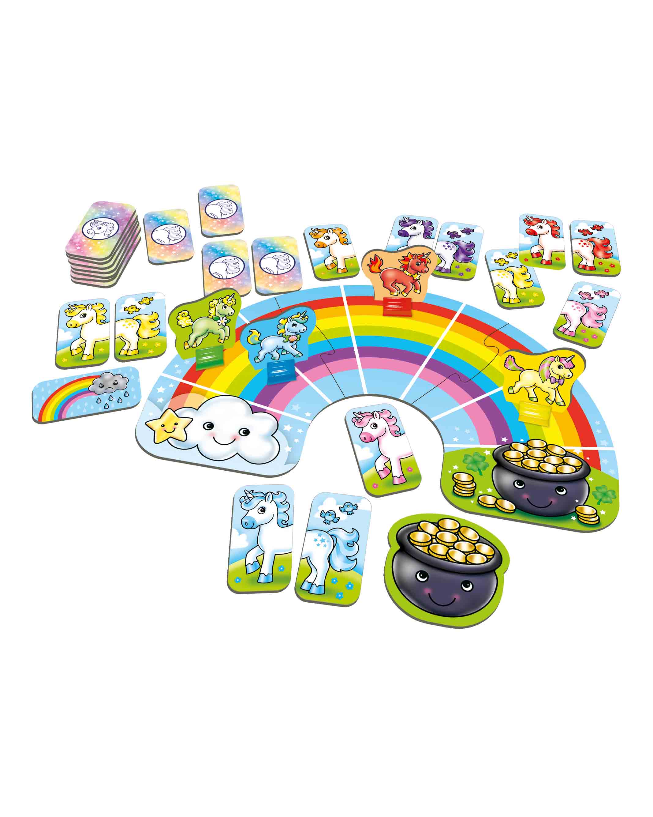 Kids Rainbow Unicorn Matching Card Game Age 3+