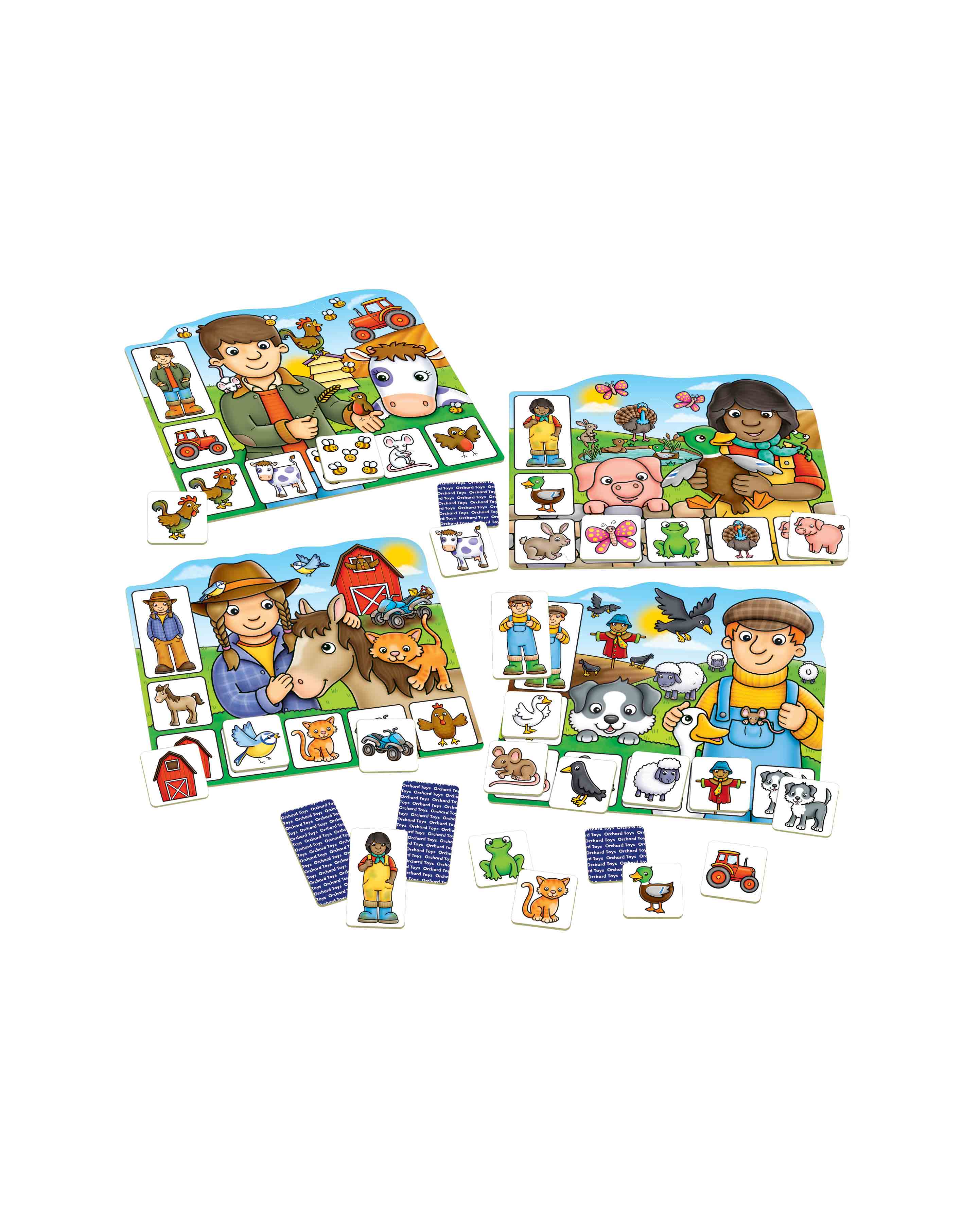 Kids Old MacDonald Lotto Card Game Age 2+