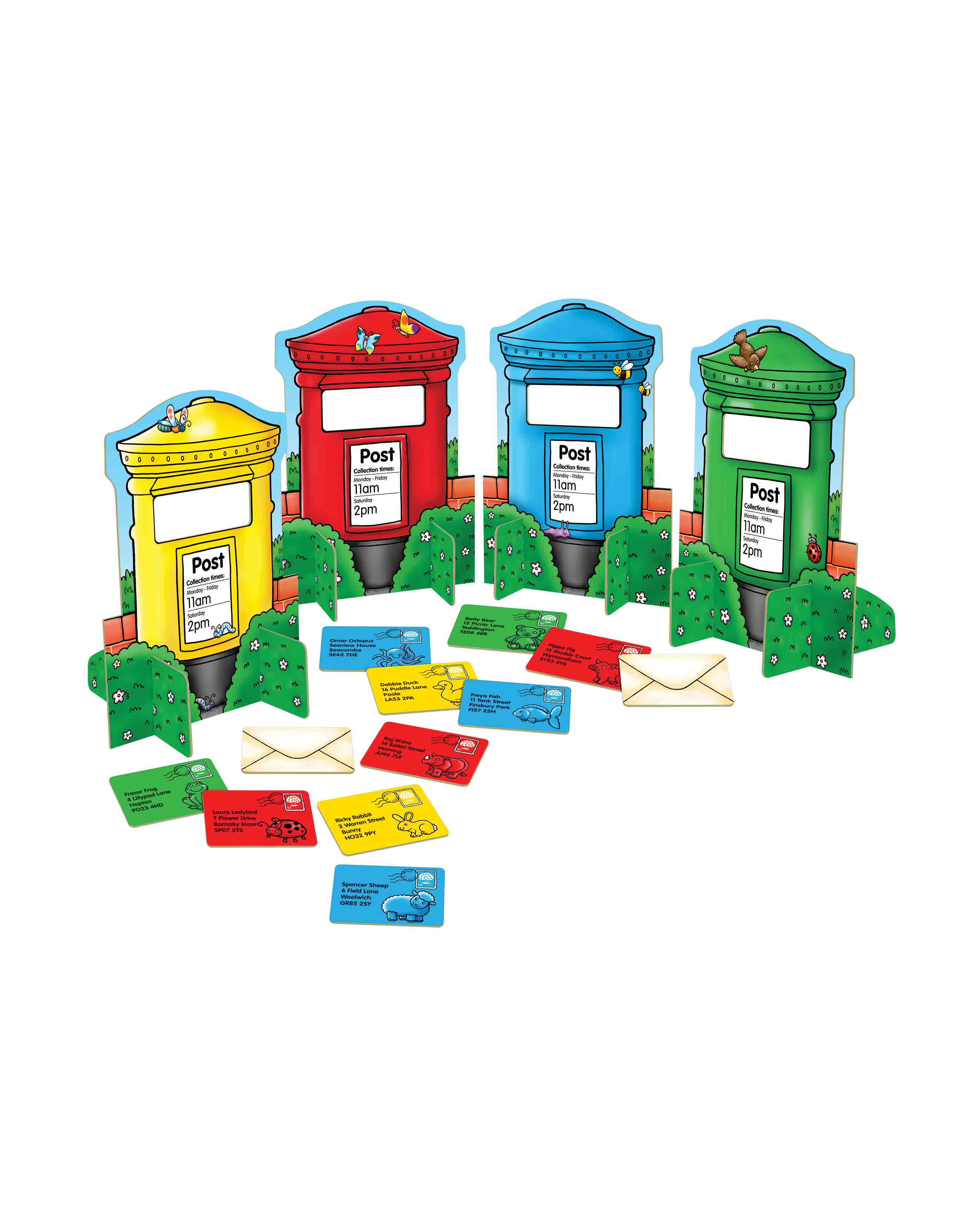 Kids Post Box Matching Card Game Age 3+