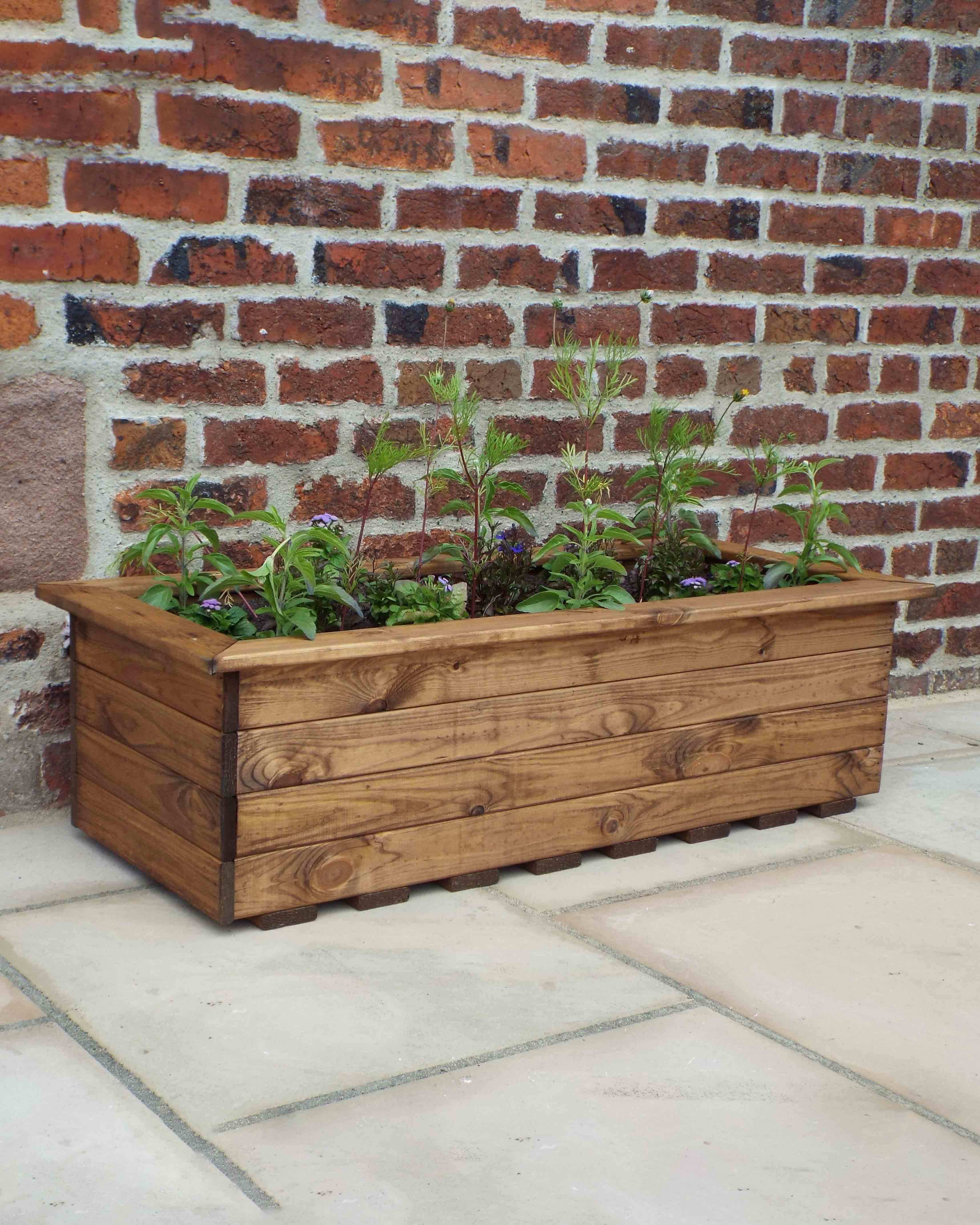Charles Taylor Extra Large Wooden Trough 100L