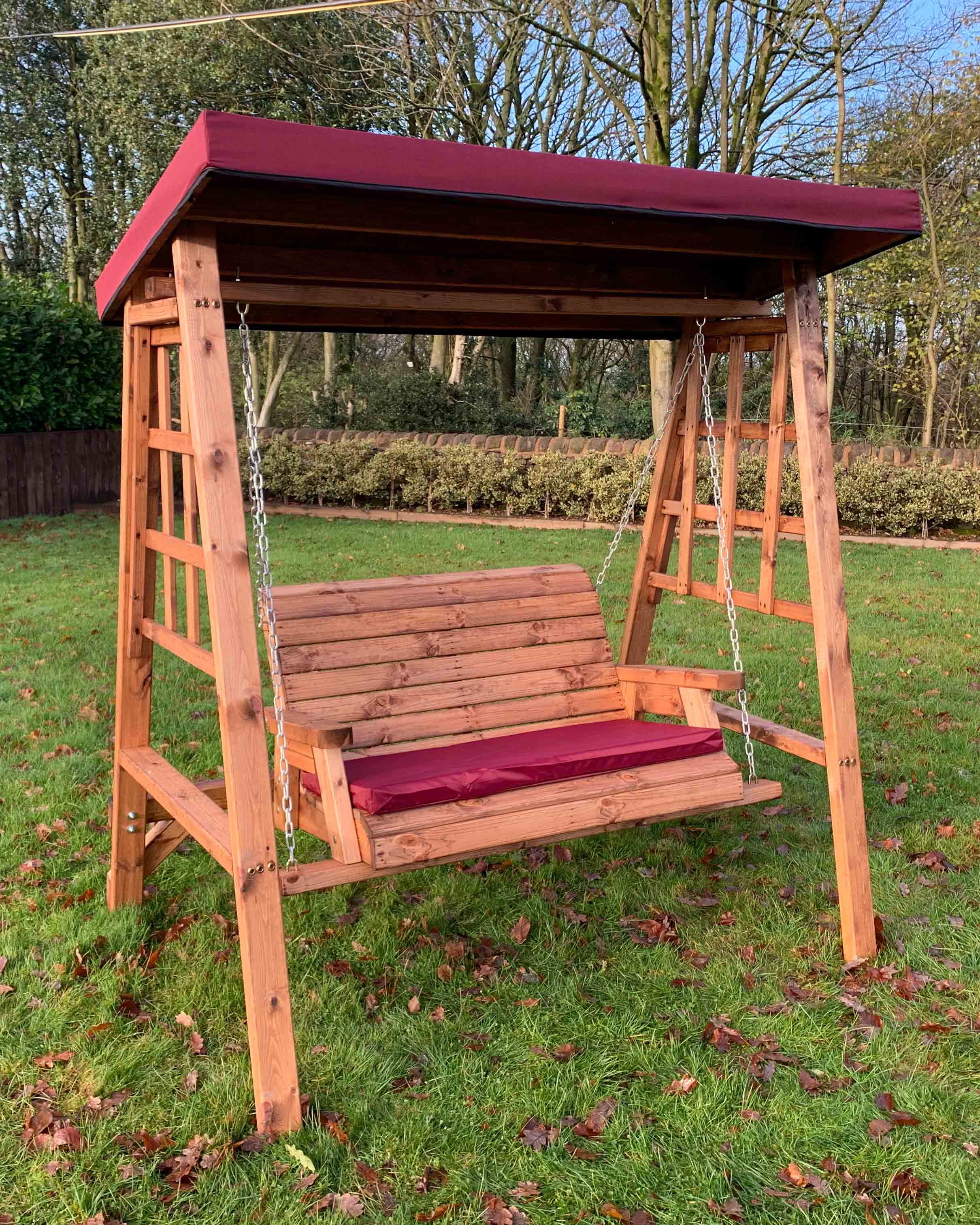 Charles Taylor Dorset Two Seat Swing  Burgundy Accessories