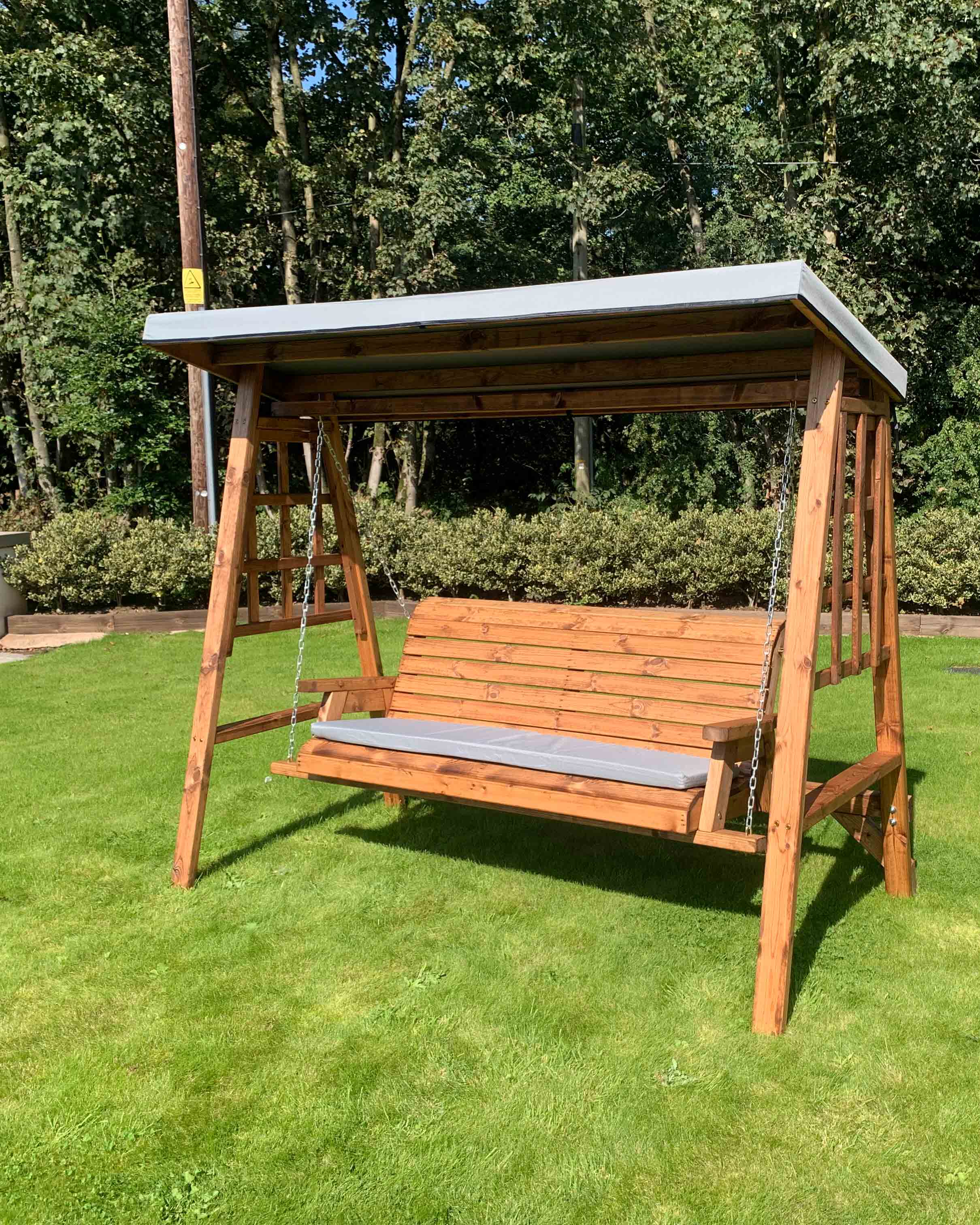 Charles Taylor Dorset Three Seat Swing Grey Accessories