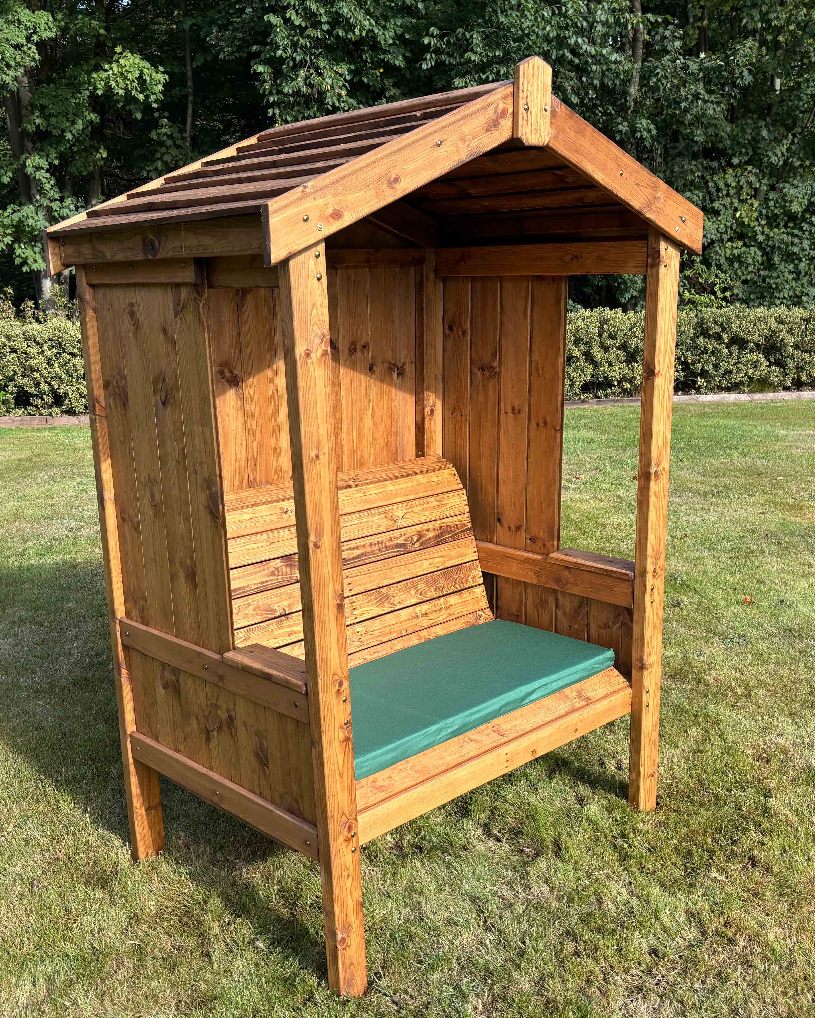 Charles Taylor Two Seater Imperial Arbour Green Cushion
