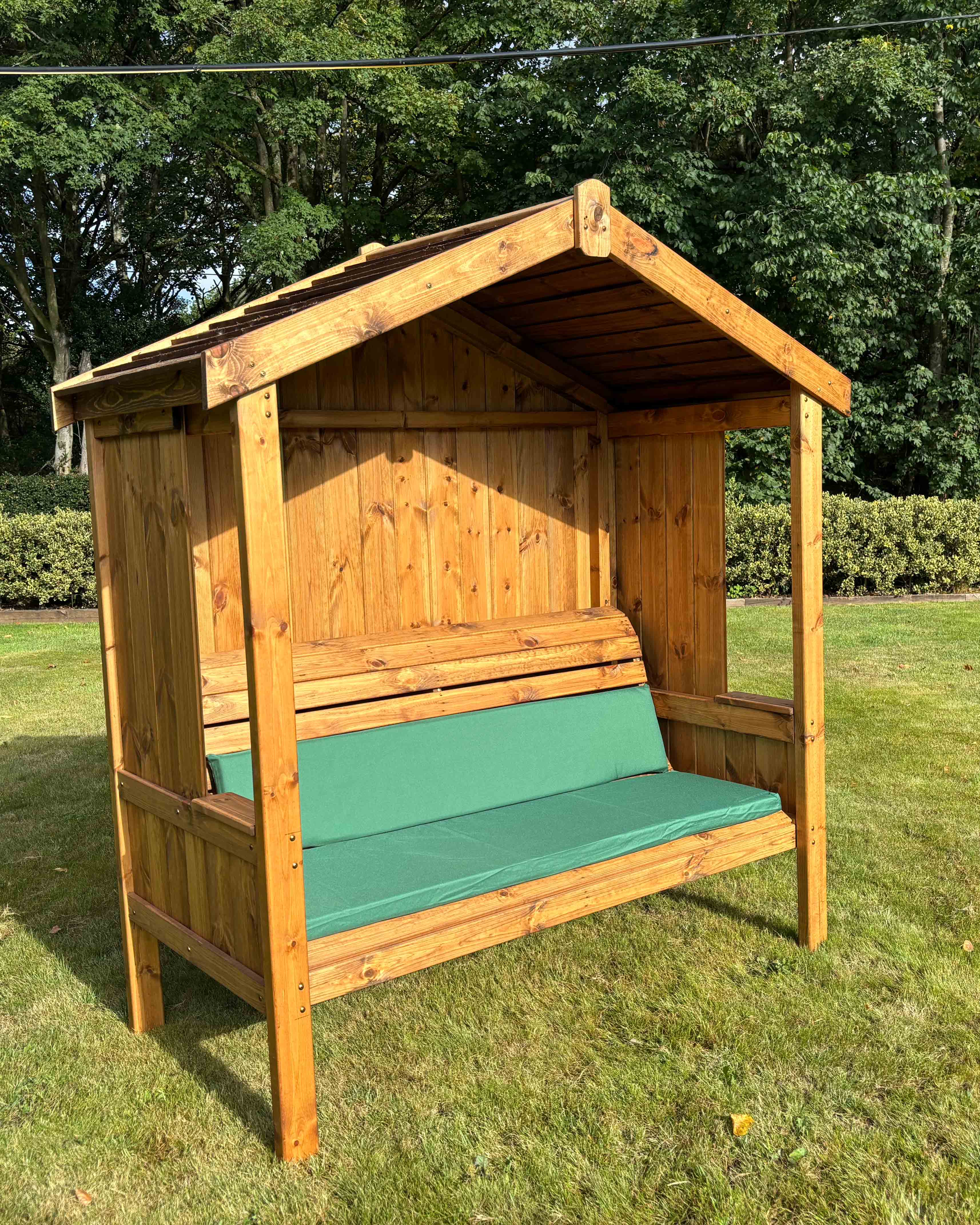Charles Taylor Three Seater Imperial Arbour Green Cushion