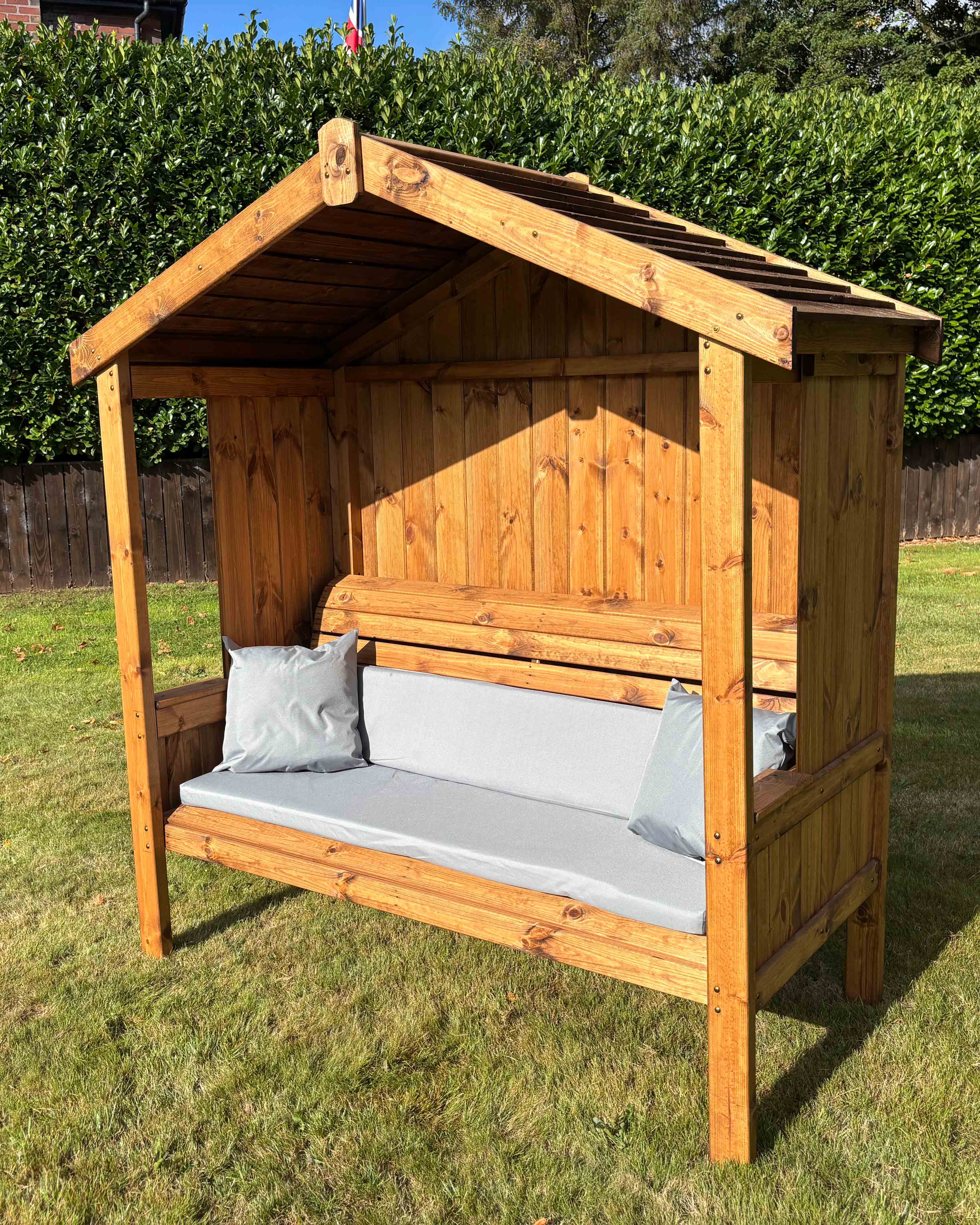 Charles Taylor Three Seater Imperial Arbour Grey Cushion