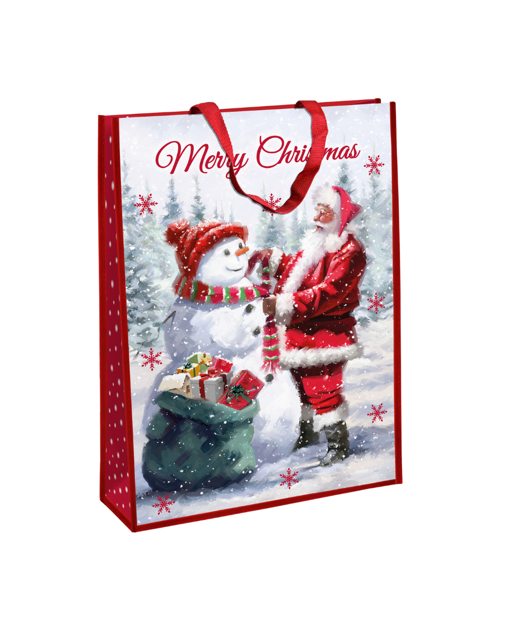 Traditional Santa Jumbo Christmas Gift Bag