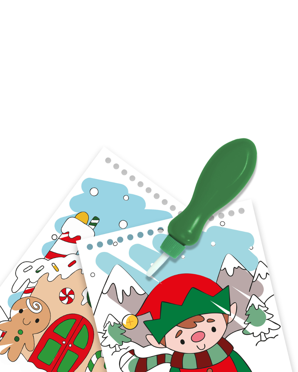 Reusable Christmas Magic Paint Book