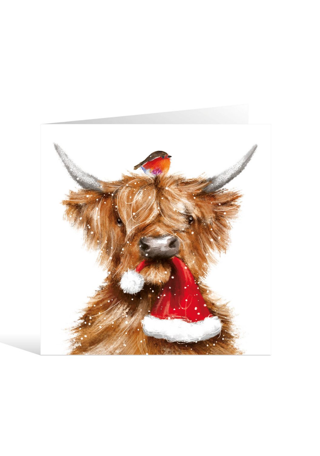 Charity Christmas Cards 10 Pack Highland Cow