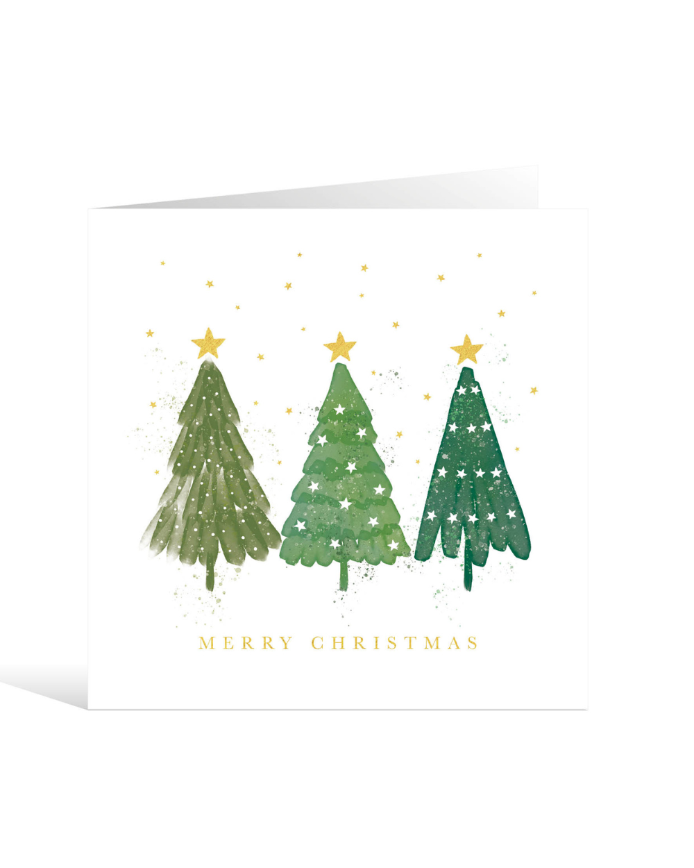 Charity Christmas Cards 10 Pack Three Trees