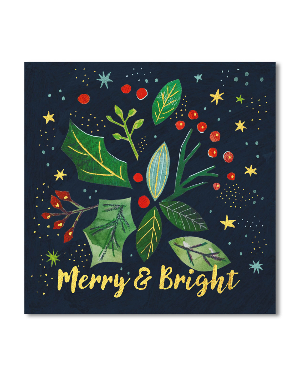 Charity Christmas Cards 10 Pack Merry & Bright