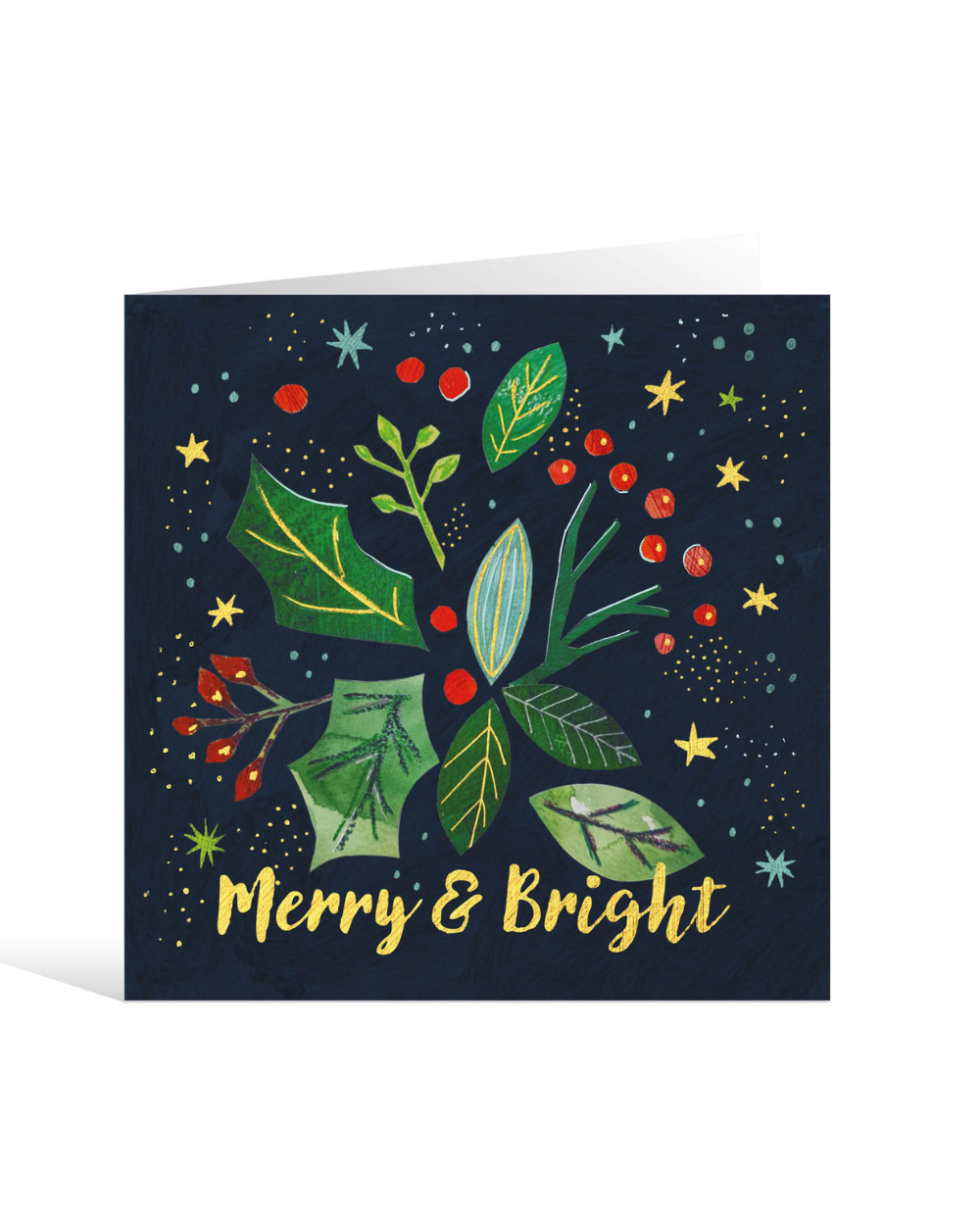 Charity Christmas Cards 10 Pack Merry & Bright
