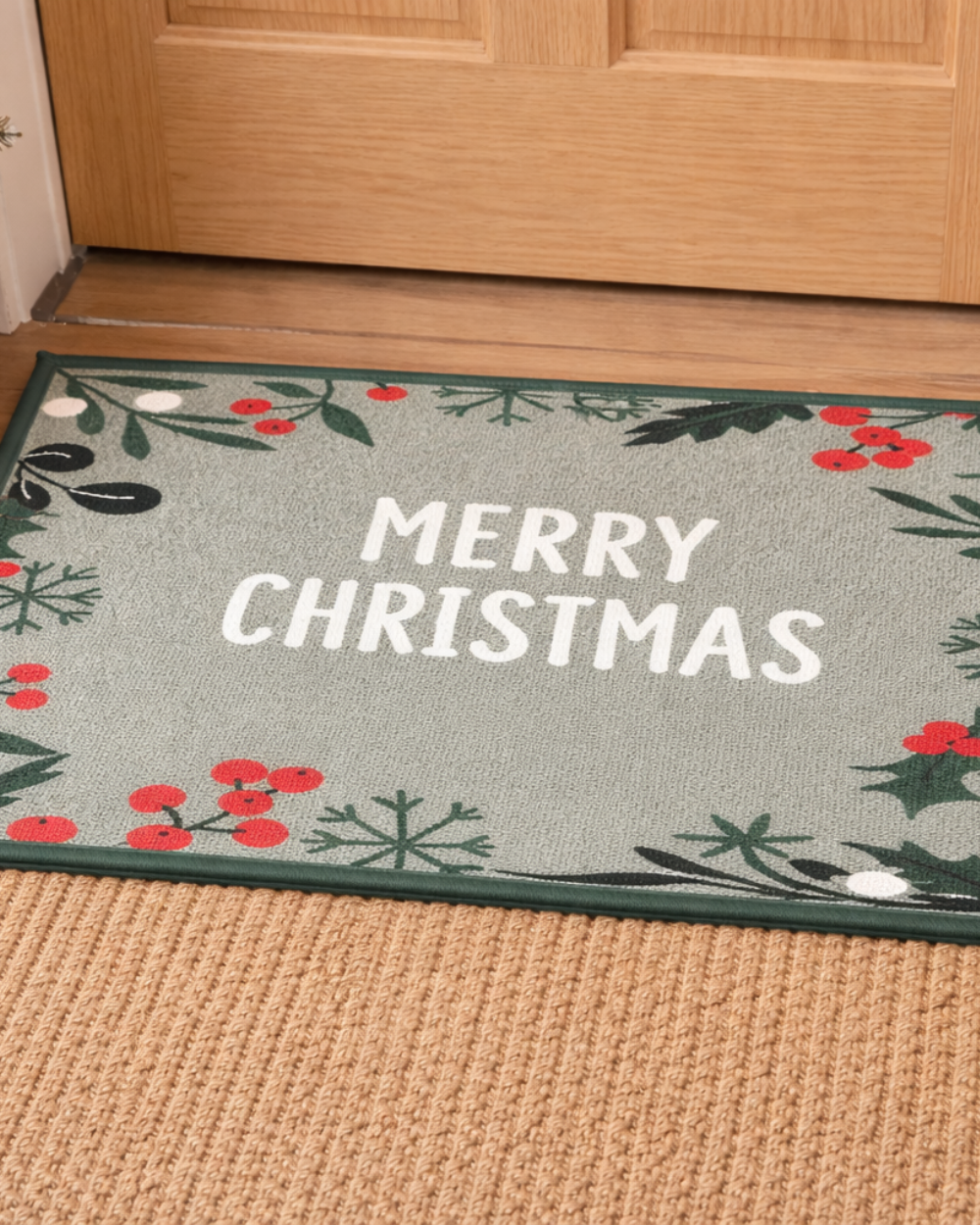 Christmas Washable Doormat 40x57cm Merry Xmas