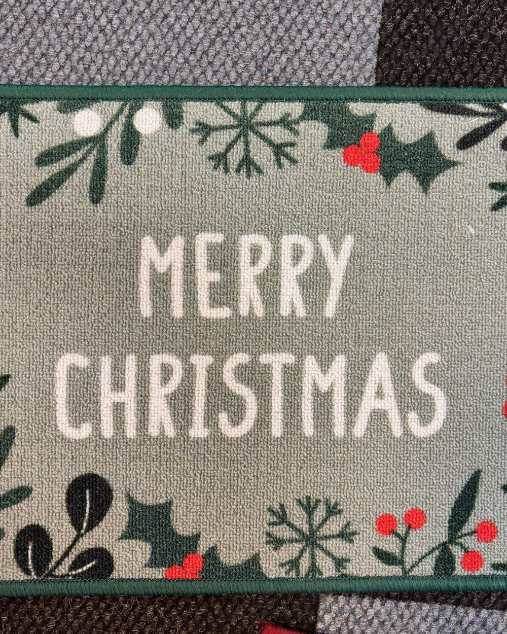 Christmas Washable Doormat 40x57cm Merry Xmas