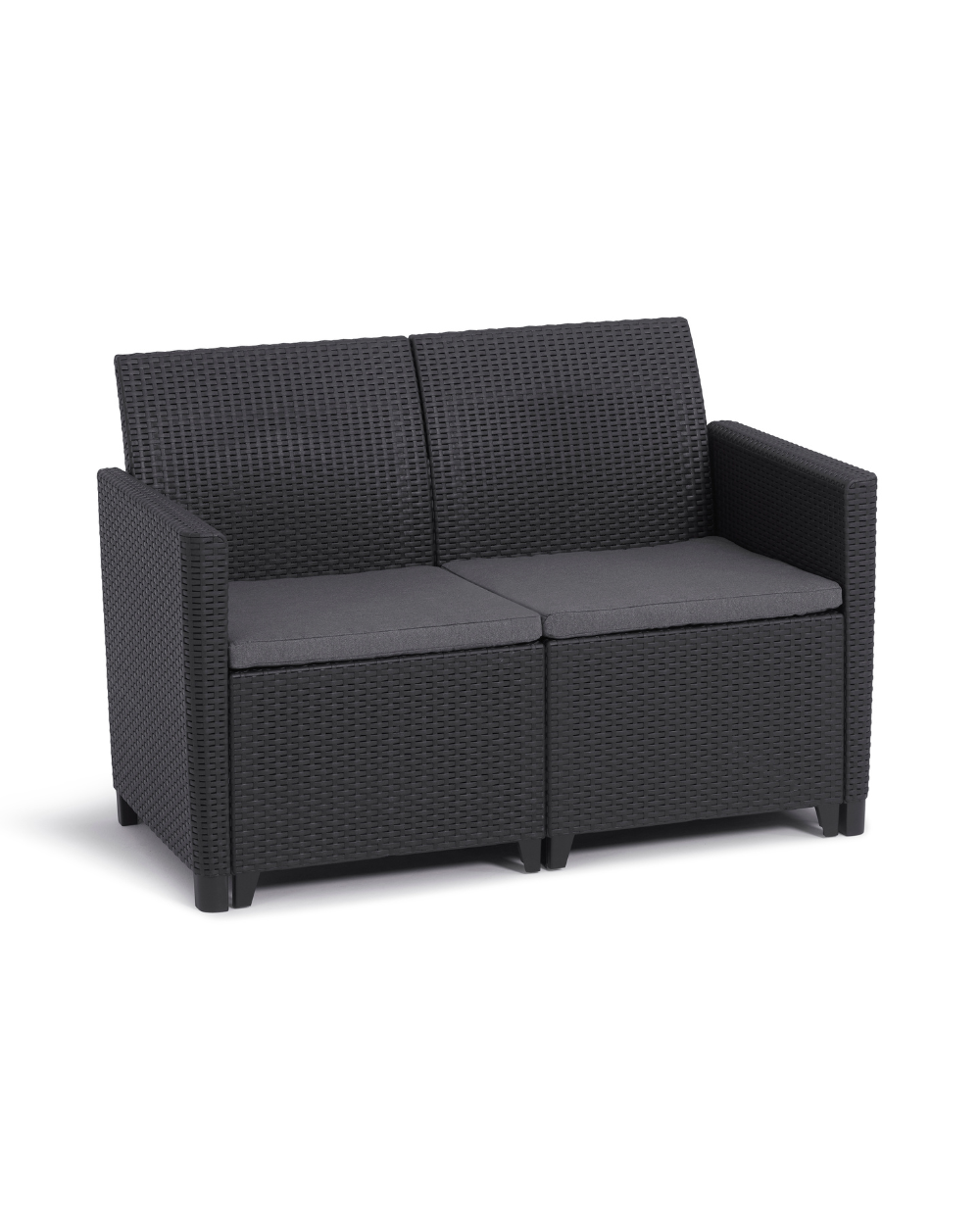 Marie 4 Seater Double Lounge Set Graphite Keter