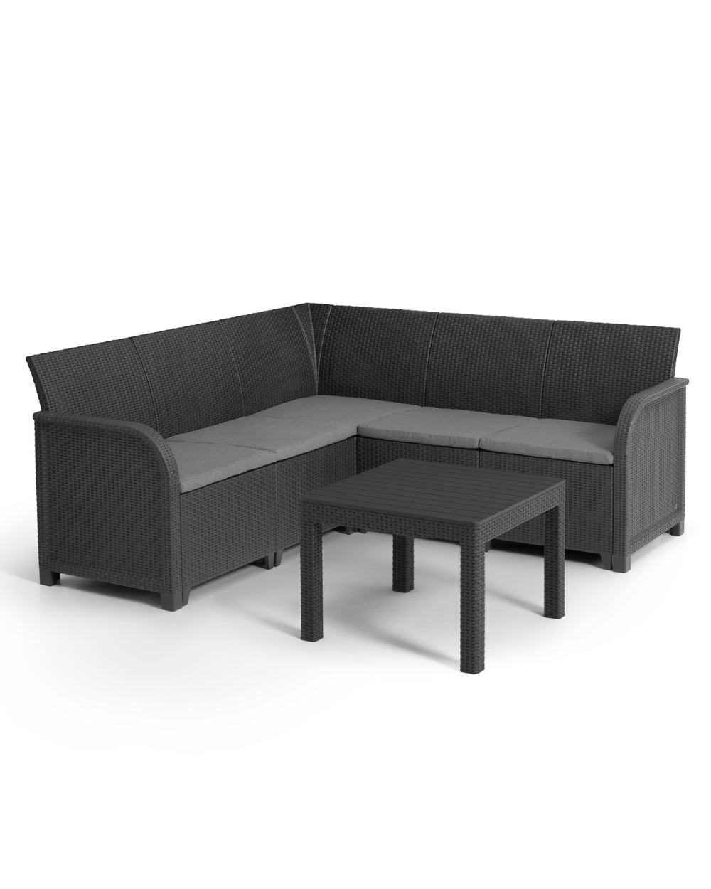 Rosalie 5 Seater Corner Garden Set Graphite Keter