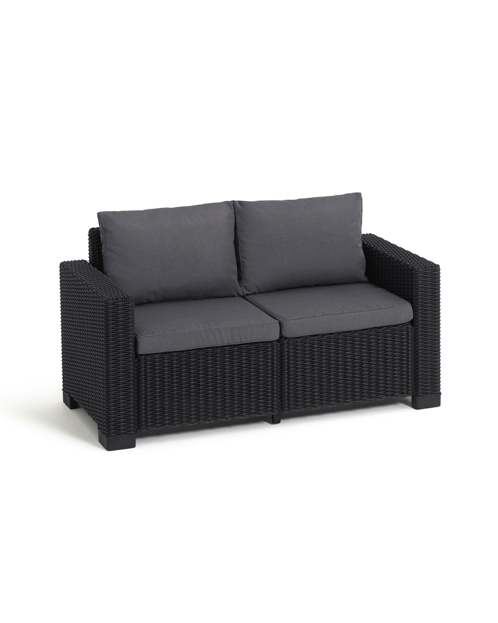 California 2 Seater Balcony Chaise Longue Mini Graphite