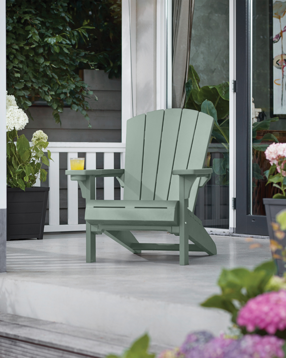 Alpine Adirondack Chair Vintage Green Keter