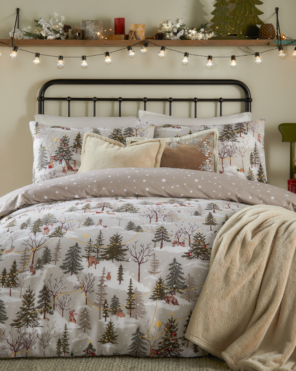Christmas Duvet Set Forest Festivities Single Double King