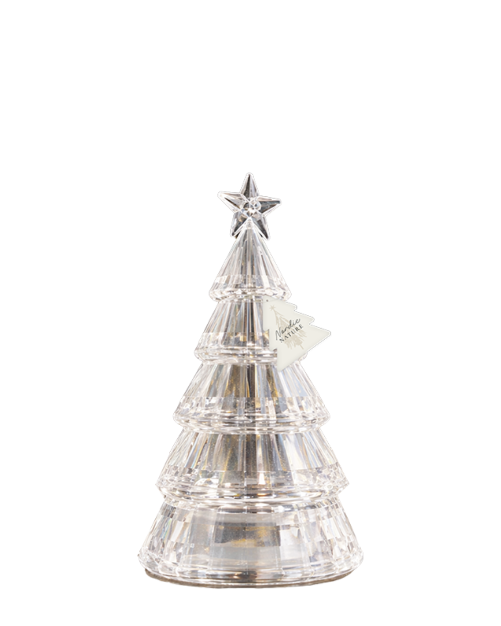 Warm White Light Up Christmas Tree Ornament