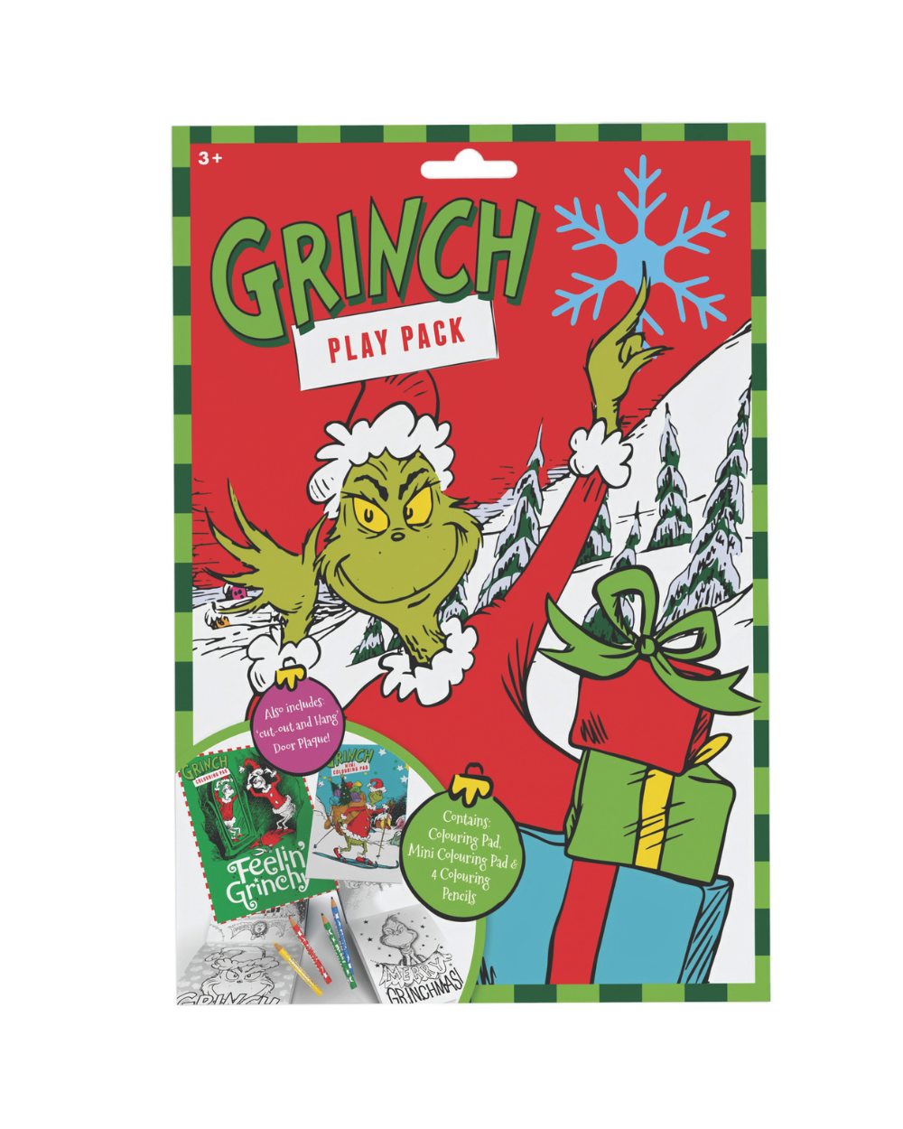 Grinch Play Pack Colouring Pads & Pencils