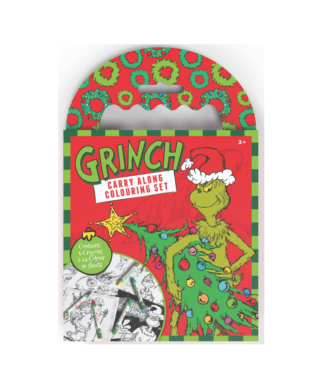 Grinch Carry Along Colouring Set