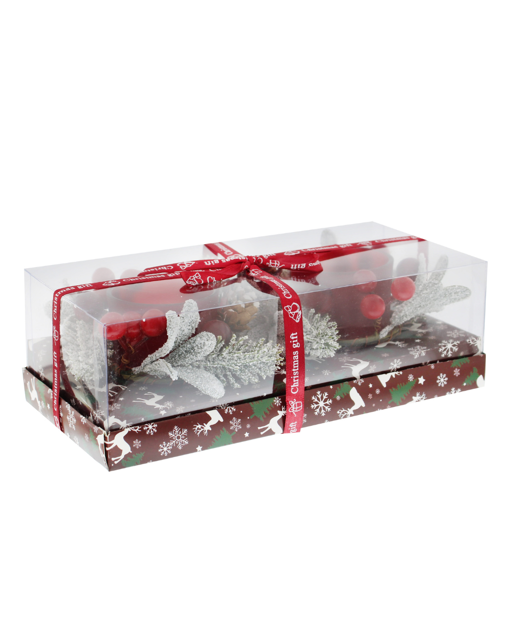 Red Berry Twin Set Tealight Candle Holders