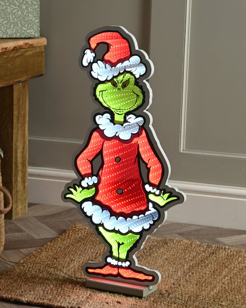 Infinity Grinch In Santa Suit 60cm