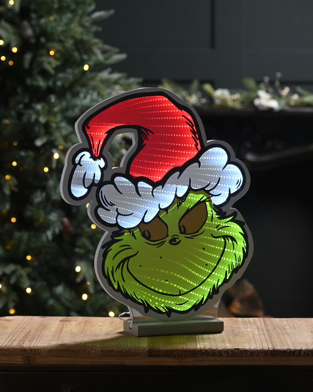 Infinity Grinch With Santa Hat 40cm
