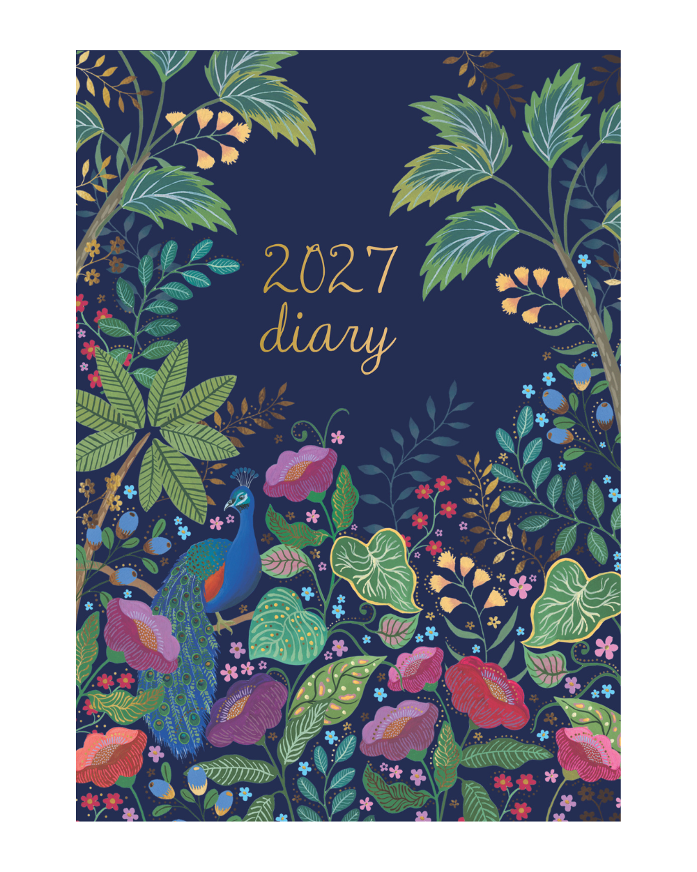 2027 A5 Diary Week To View Elegance