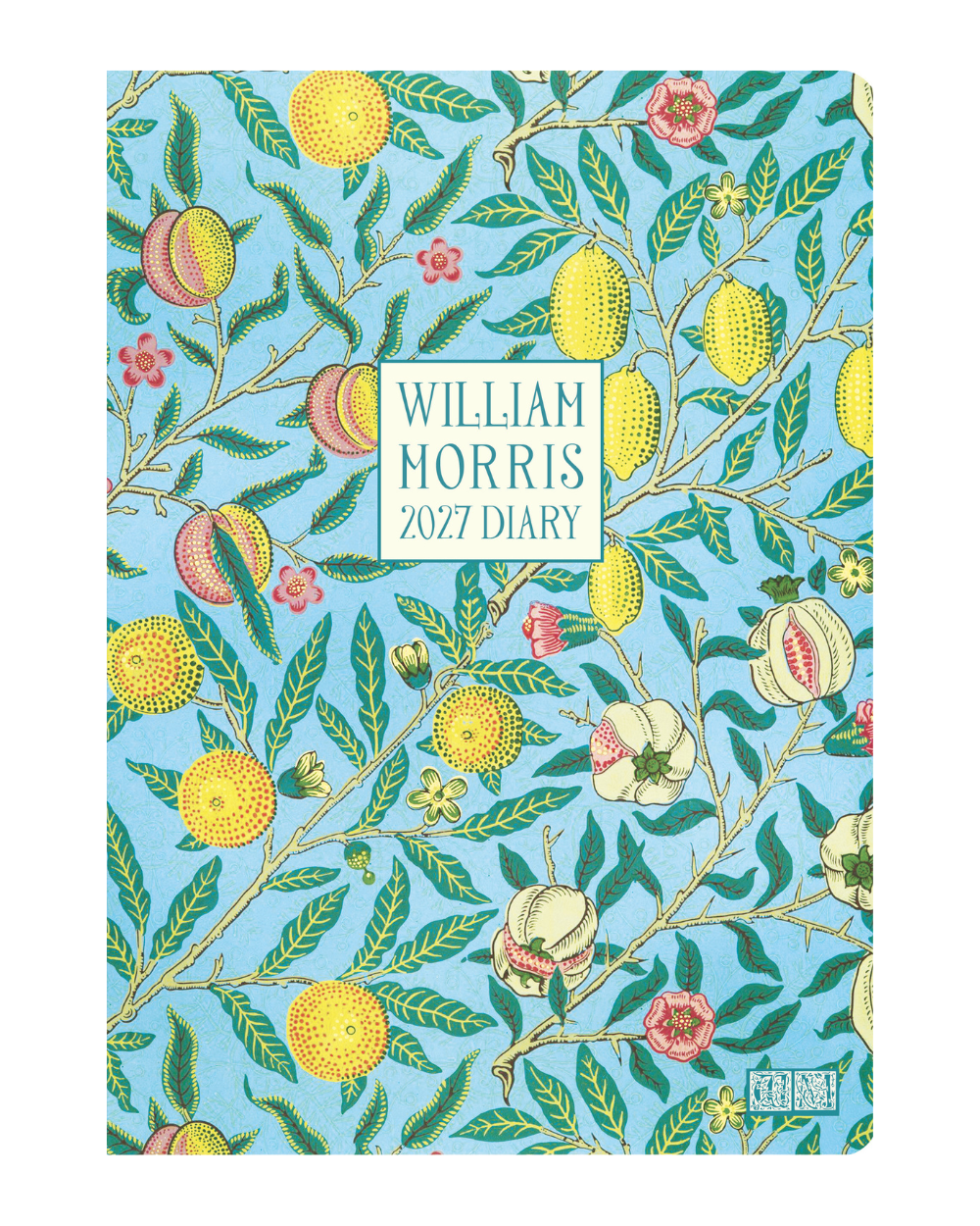 2027 A5 Diary Week To View William Morris Pomegranate